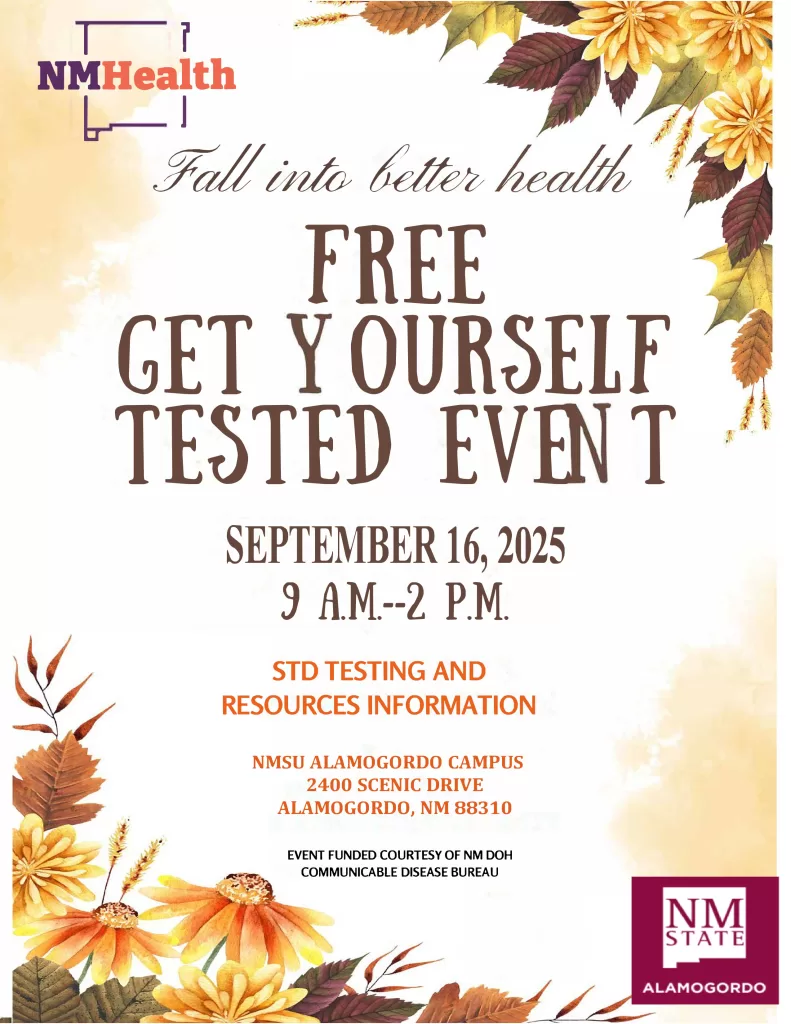 Free Get Yourself Tested Event