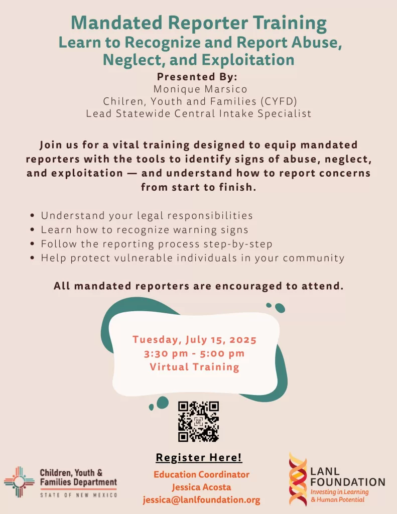 Mandated Reporter Training Learn to Recognize and Report Abuse, Neglect, and Exploitation