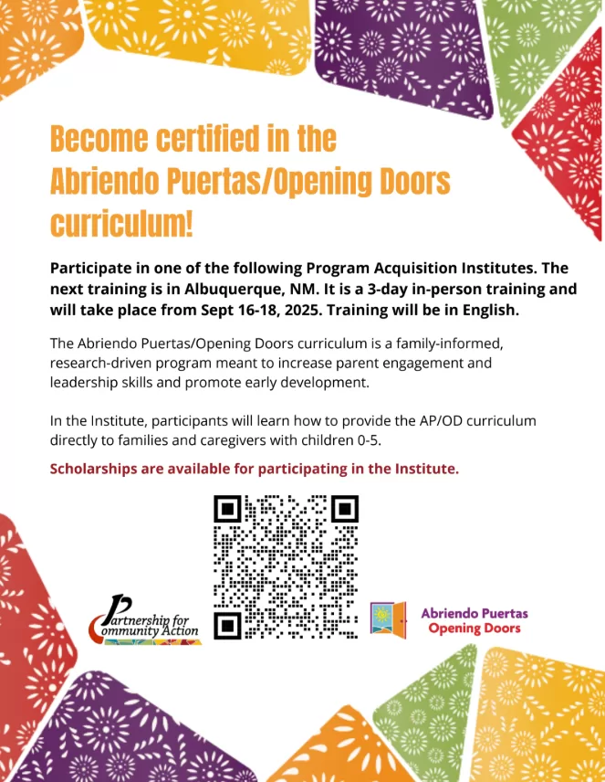 Become Certified in the Abriendo Puertas/Opening Doors Curriculum