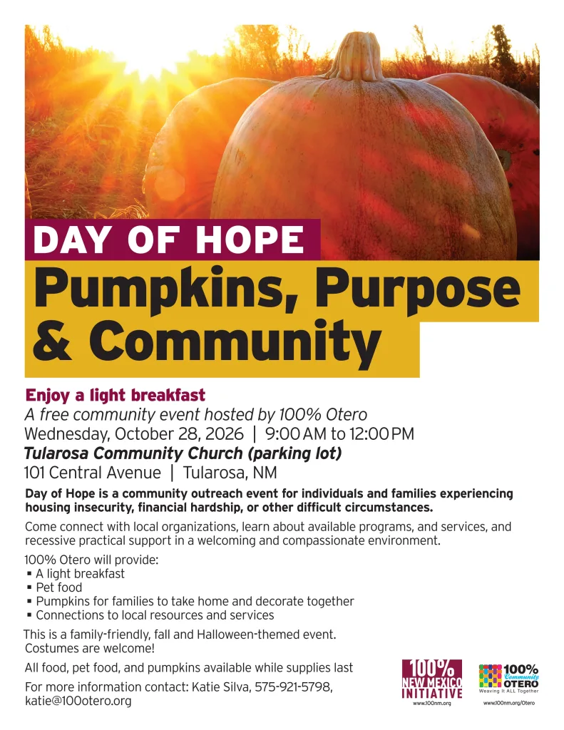 Day of Hope Tularosa: Pumpkins, Purpose, & Community