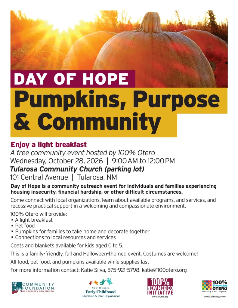 Day of Hope Tularosa: Pumpkins, Purpose, & Community