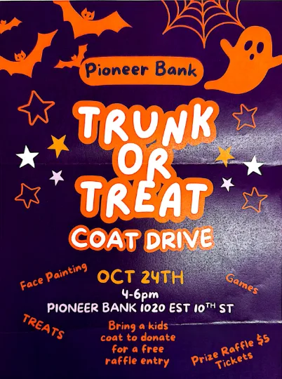 TRUNK OR TREAT: COAT DRIVE