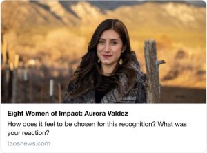 Eight Women of Impact: Aurora Valdez