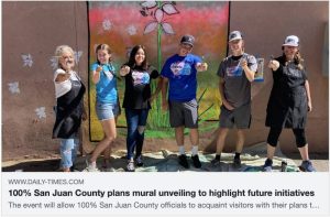 100% San Juan County Plans Mural Unveiling to Highlight Future Initiatives