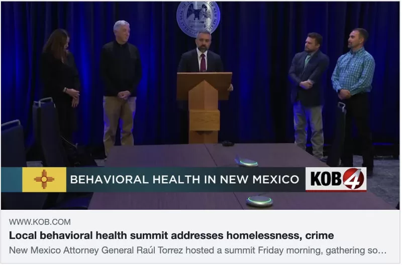 Local behavioral health summit addresses homelessness, crime